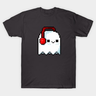 Music Ghost Pixel Art T-Shirt